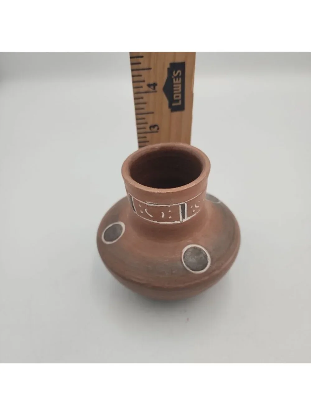 Pottery Vase Decorative Redware 3